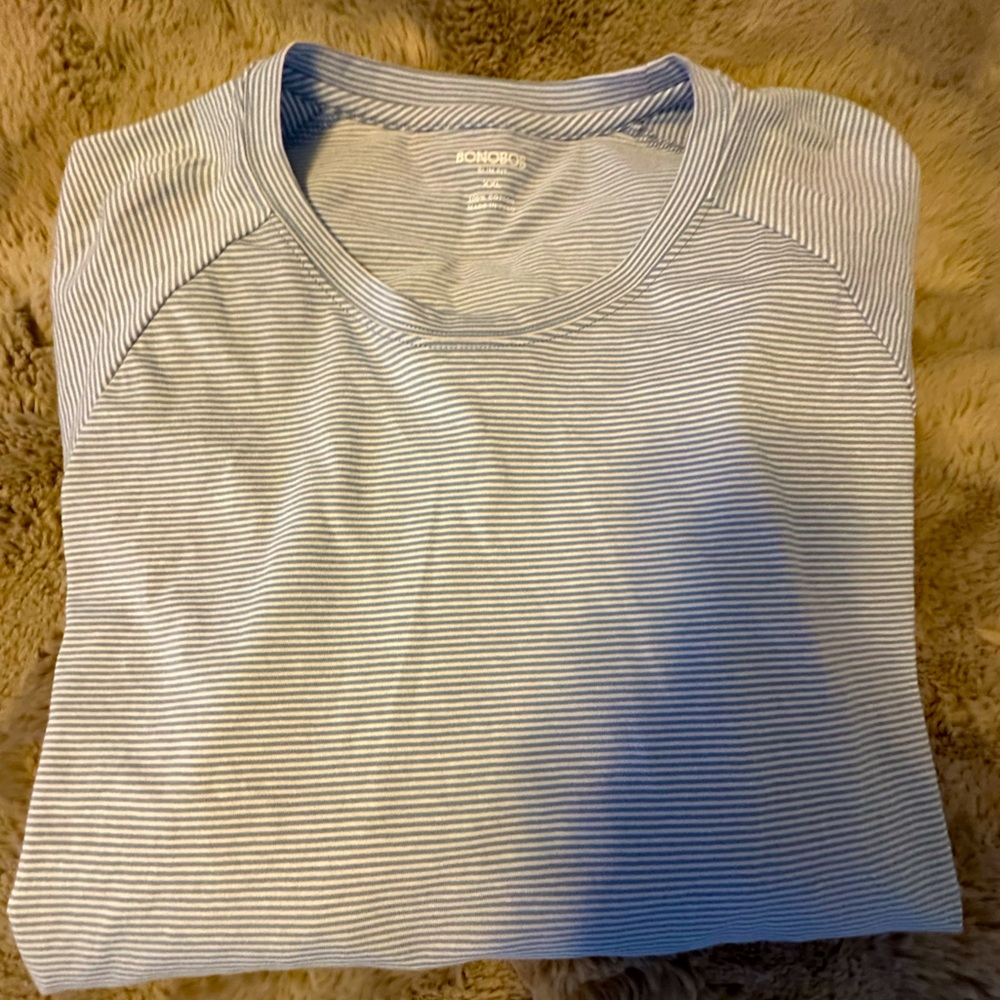 NWOT - BONOBOS 100% COTTON LONG SLEEVE XXL SLIM FIT T SHIRT